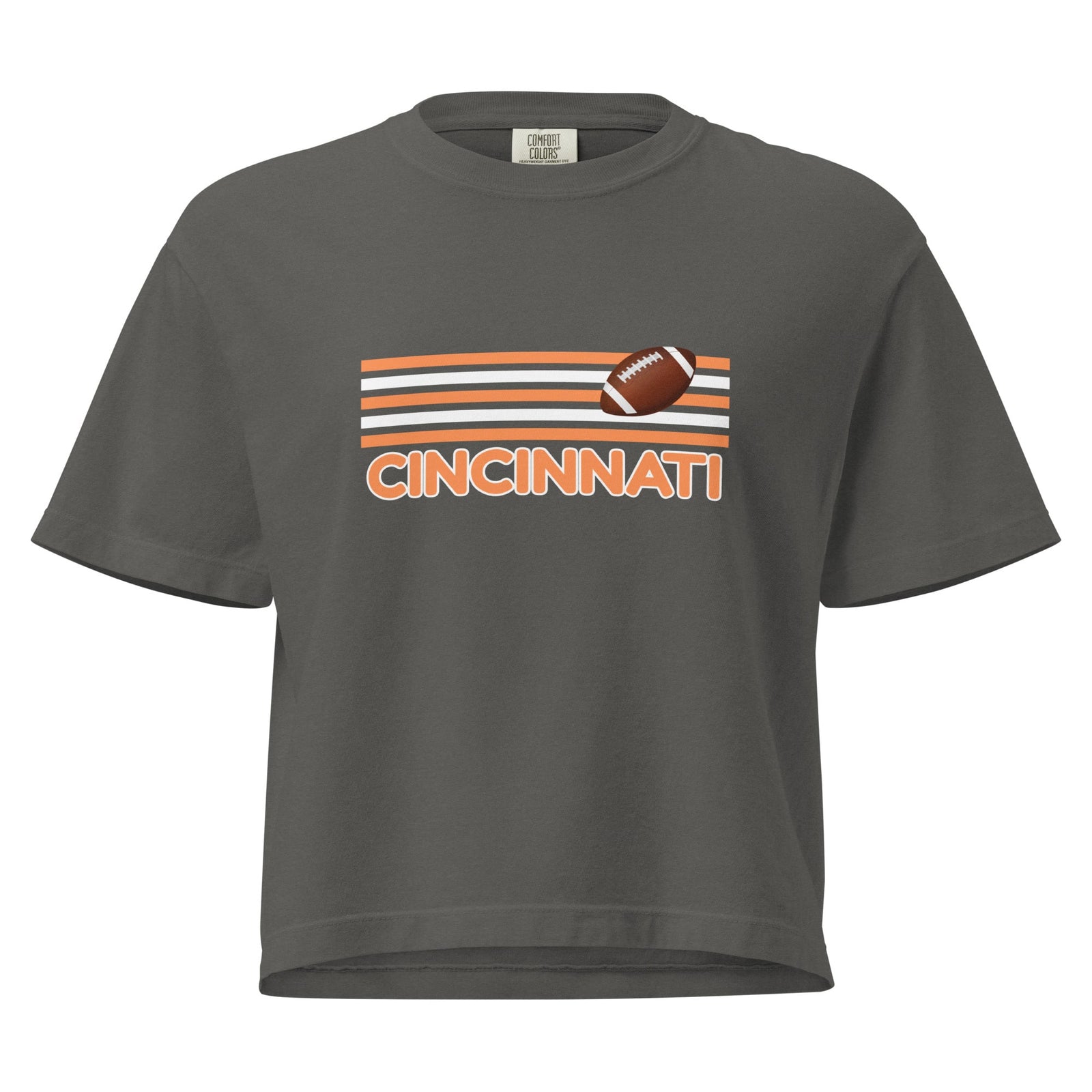 Cincinnati Football Cropped T Shirt