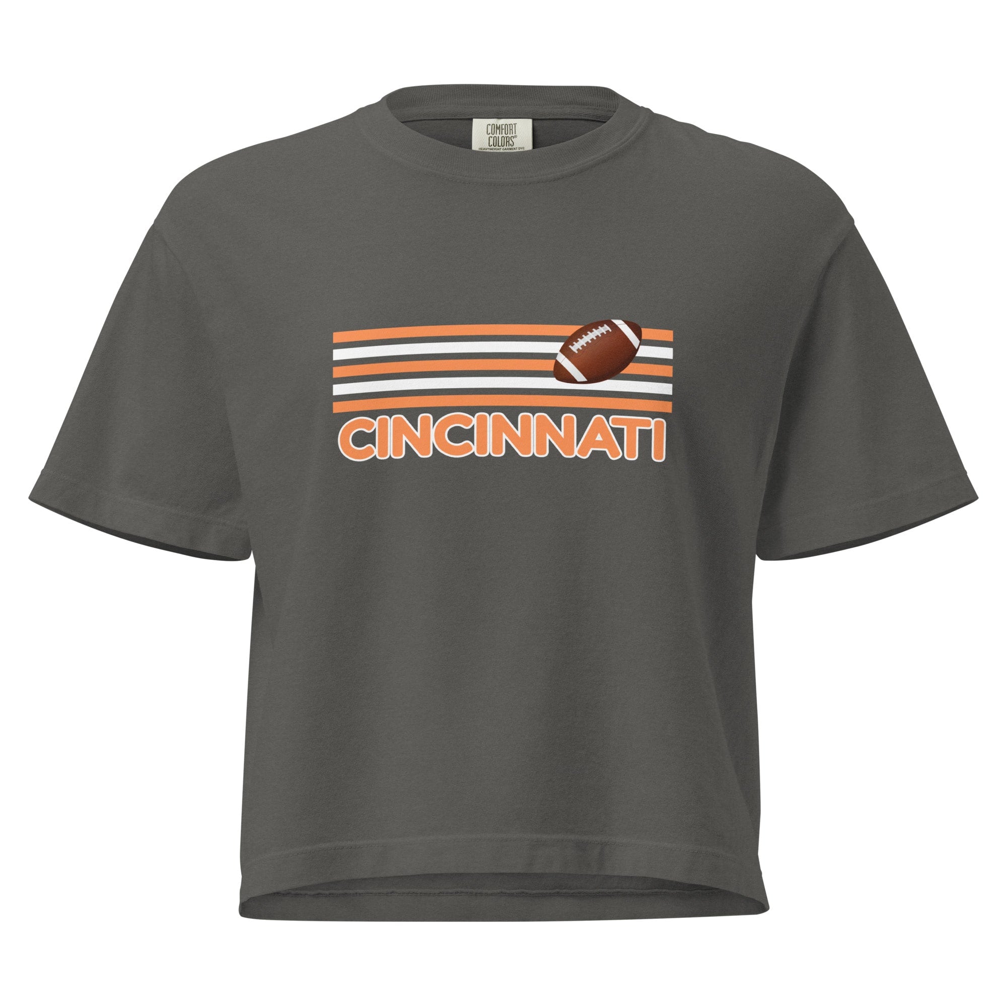 Cincinnati Football Cropped T Shirt