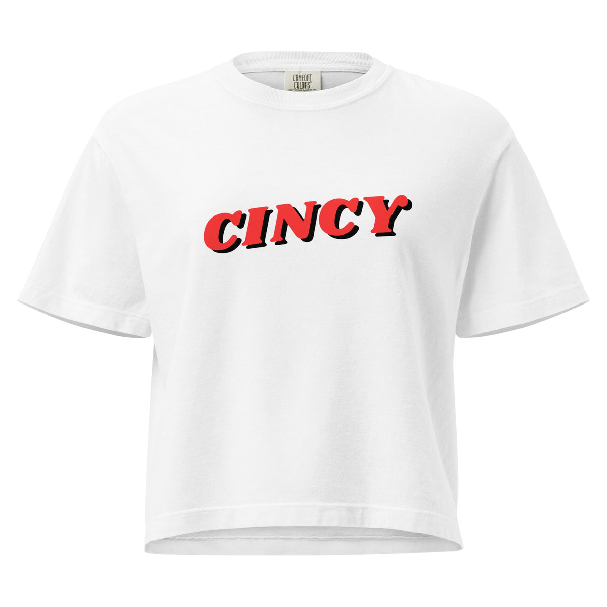 3D Cincy Cropped T Shirt
