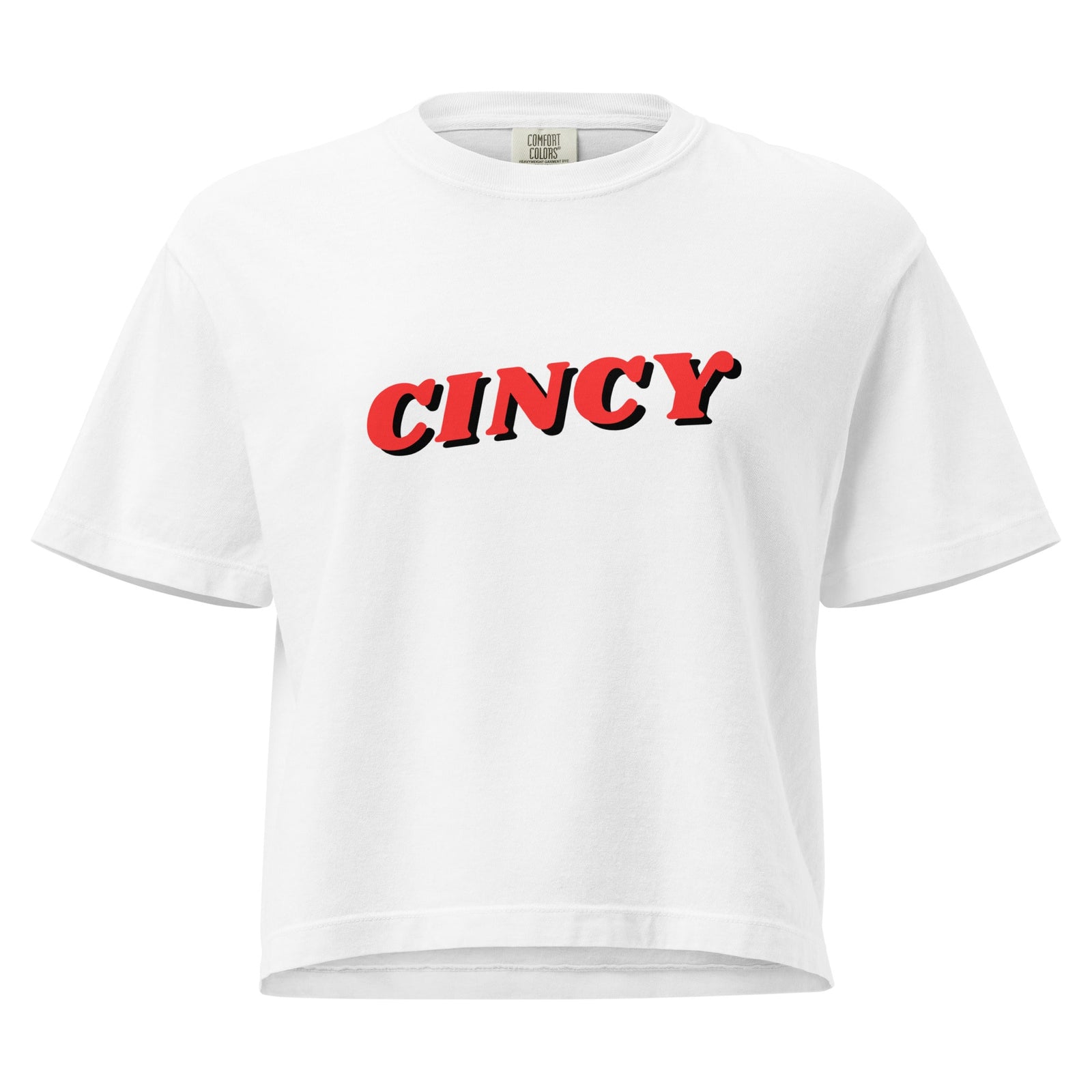 3D Cincy Cropped T Shirt