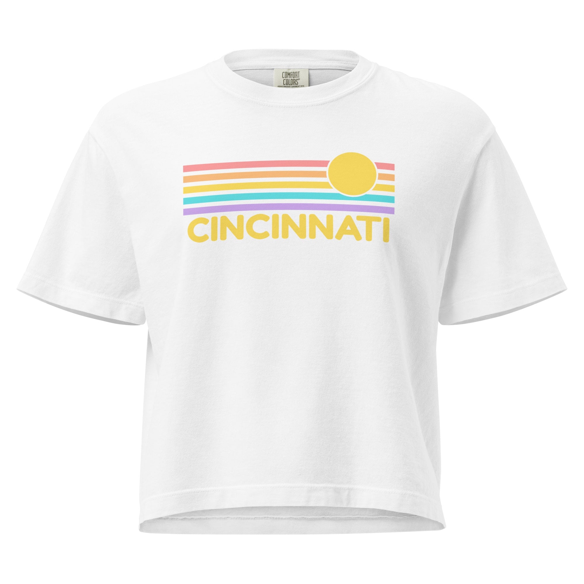 Cincinnati Sunrise Cropped T Shirt