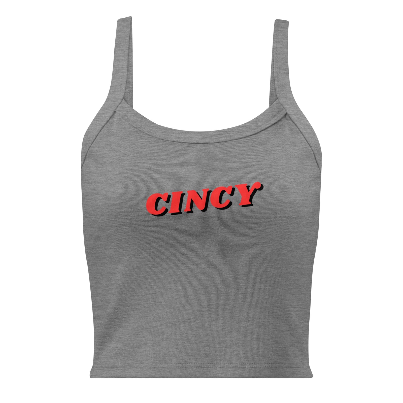 3D Cincy Cropped Tank Top