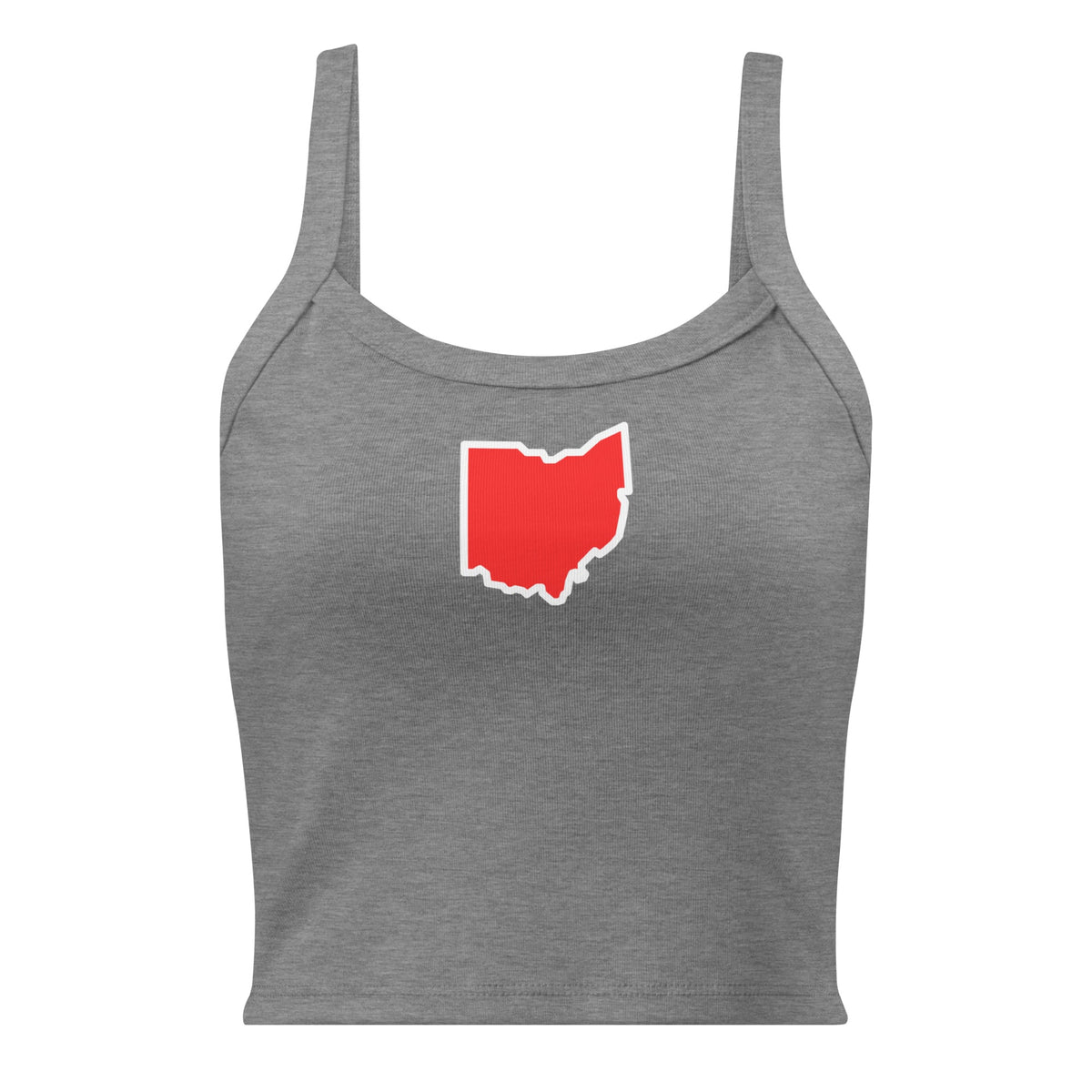 Ohio Outline Cropped Tank Top