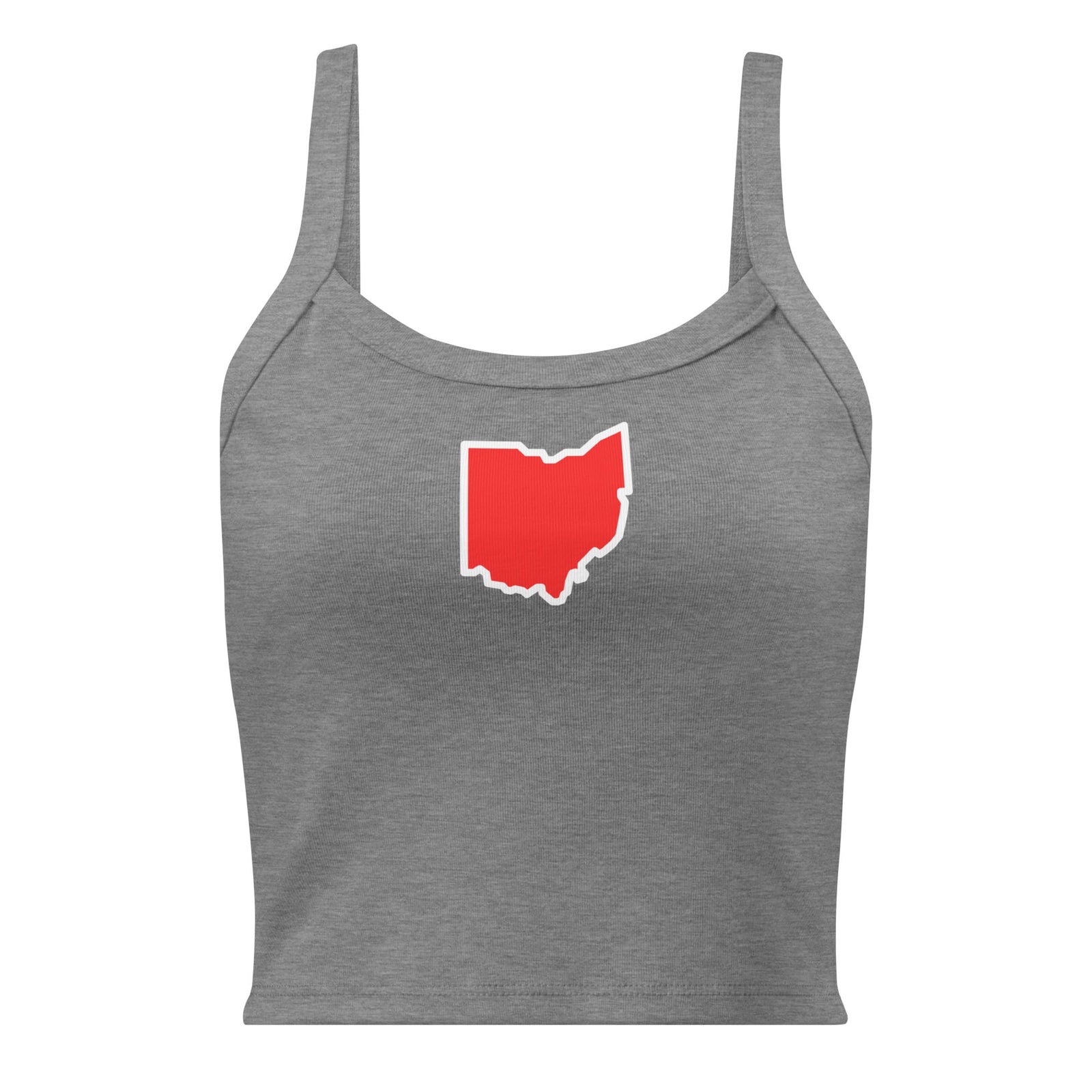Ohio Outline Cropped Tank Top