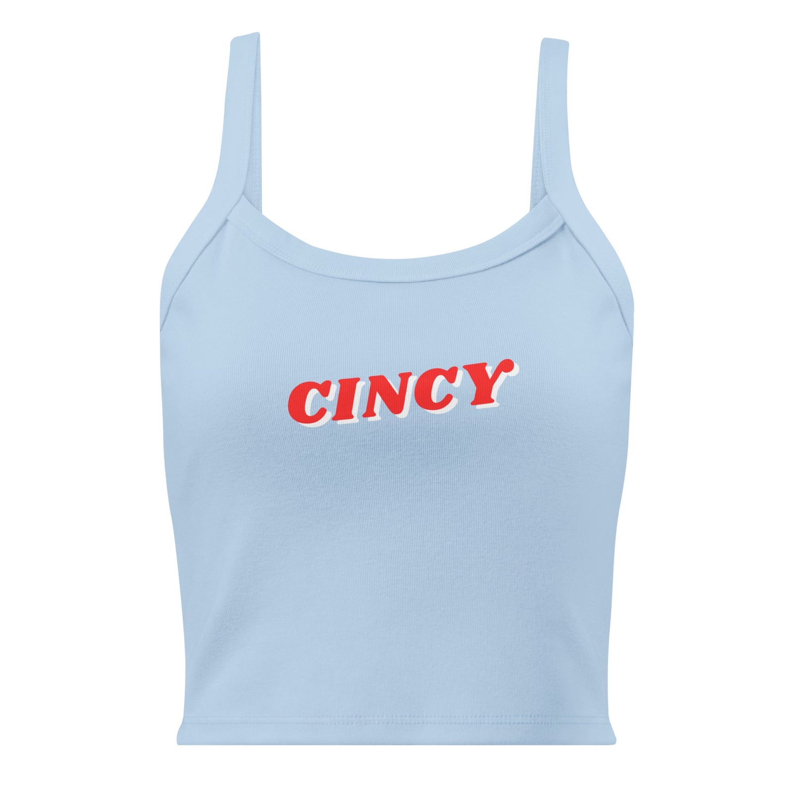 3D Cincy Cropped Tank Top