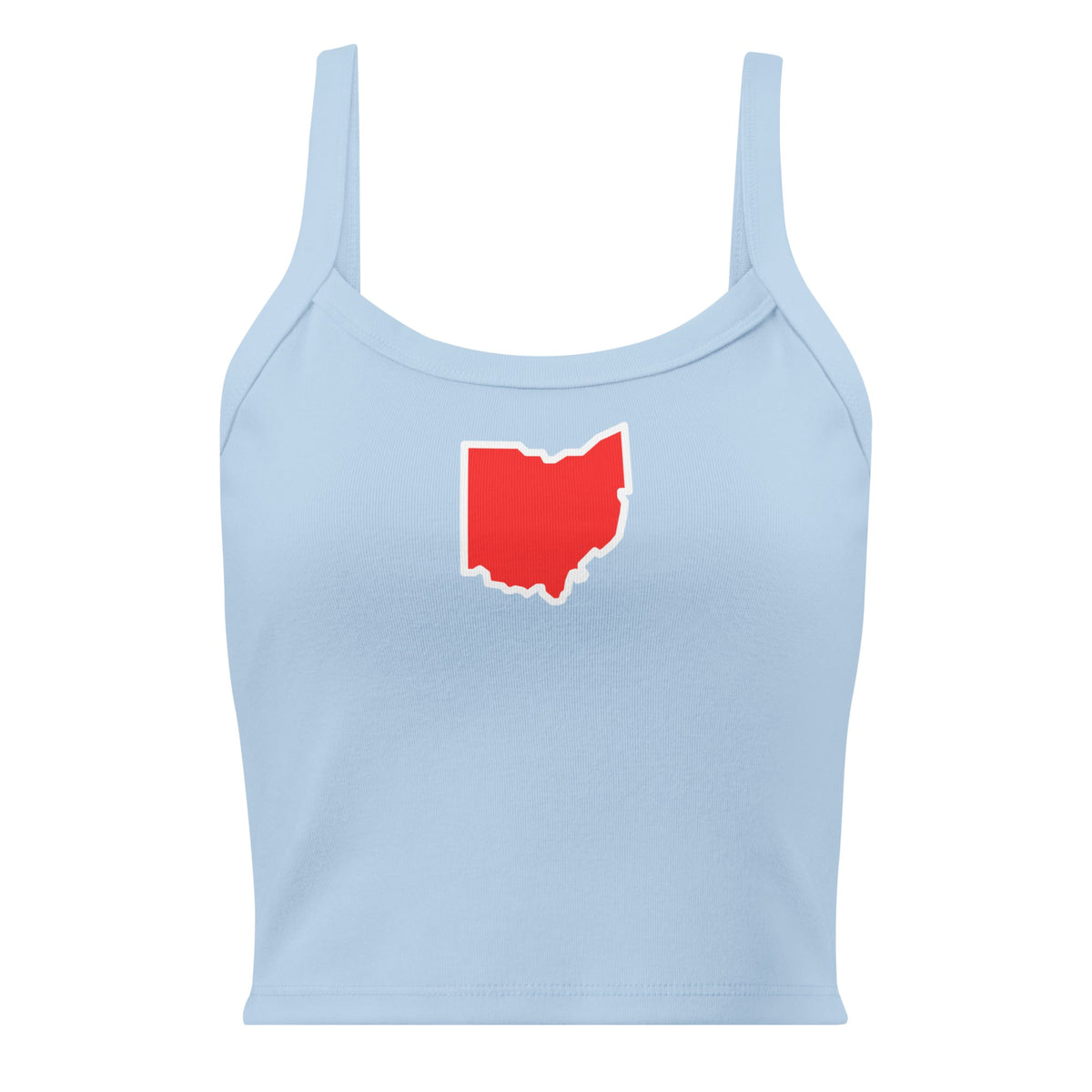 Ohio Outline Cropped Tank Top