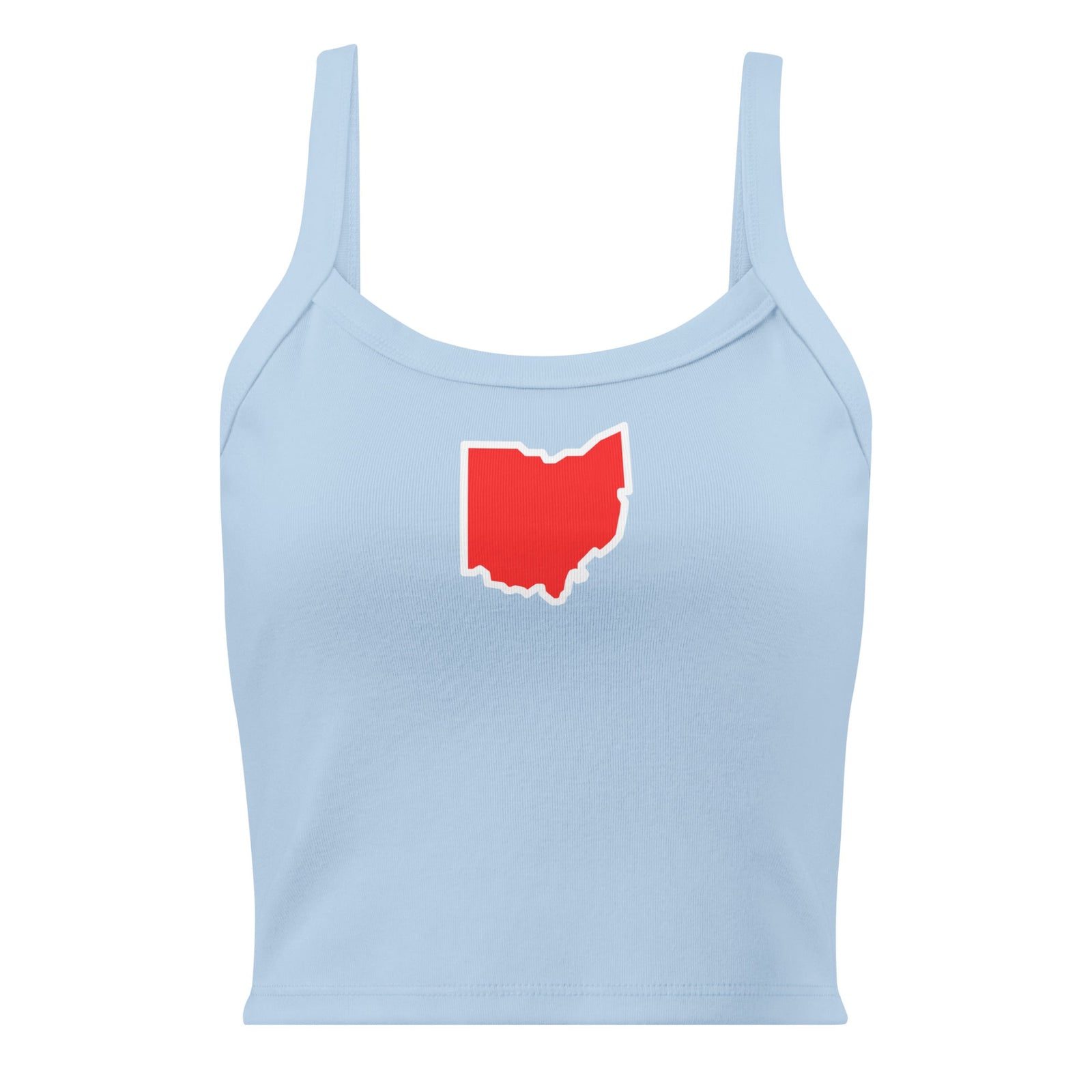 Ohio Outline Cropped Tank Top