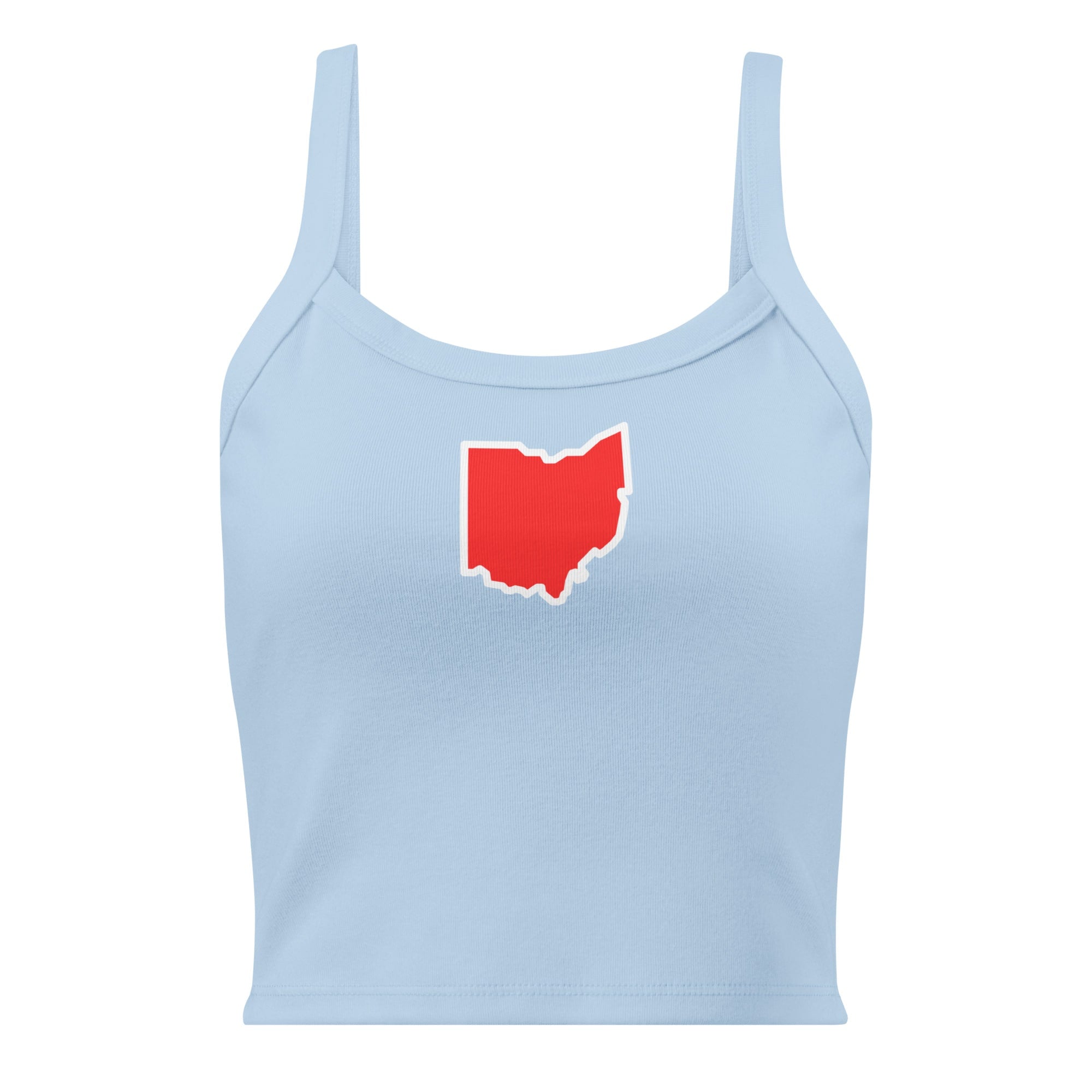 Ohio Outline Cropped Tank Top