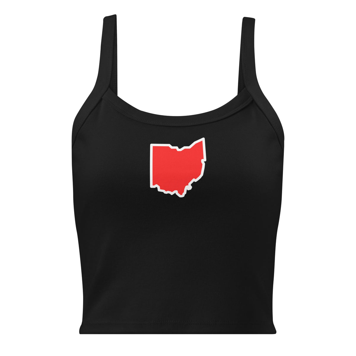 Ohio Outline Cropped Tank Top