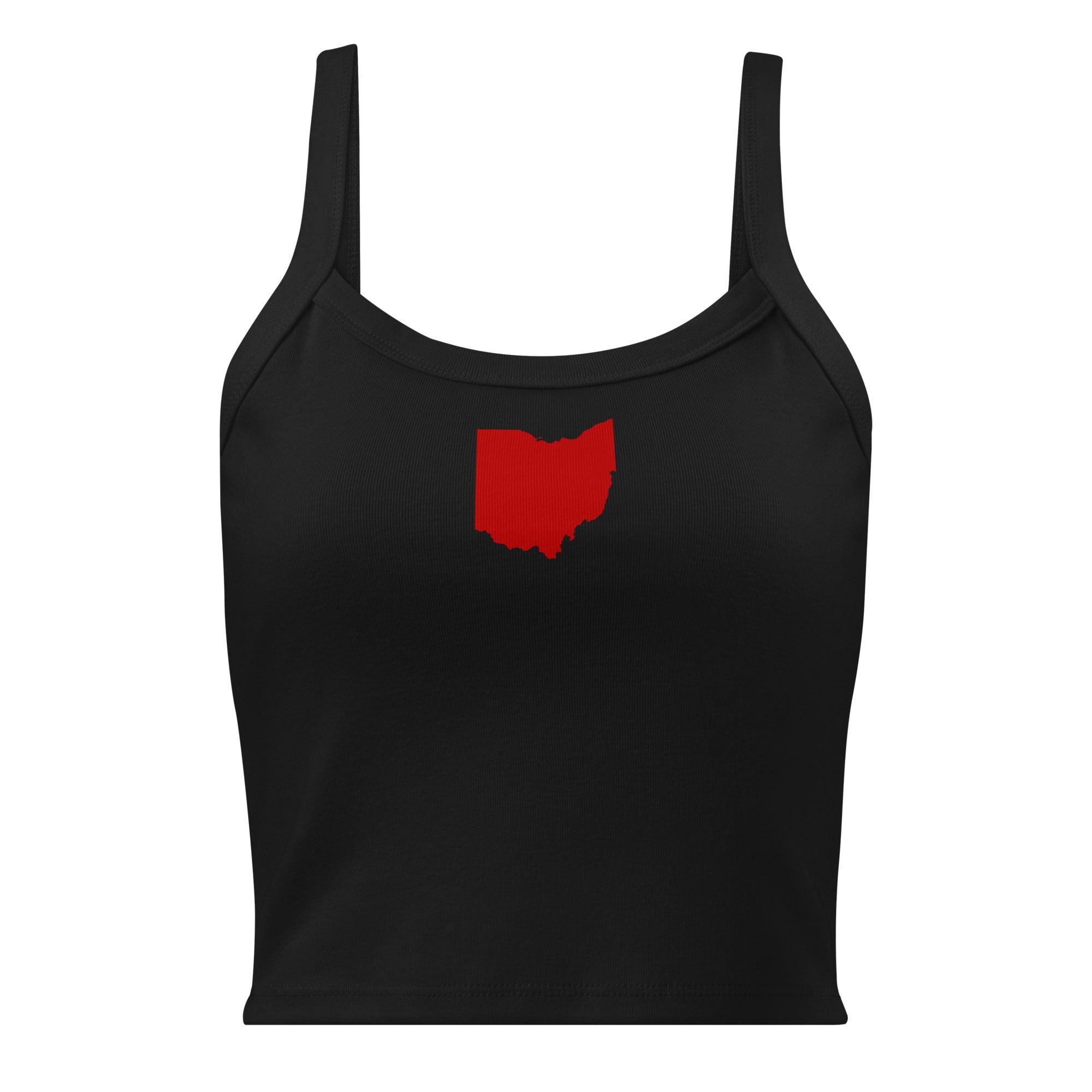 Red Ohio Cropped Tank Top