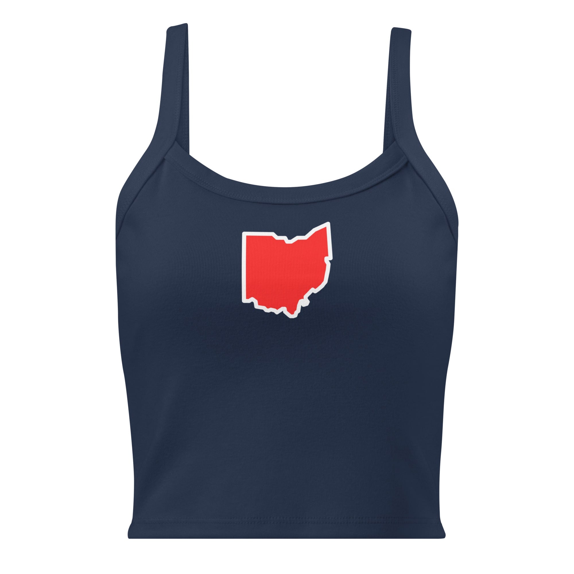 Ohio Outline Cropped Tank Top