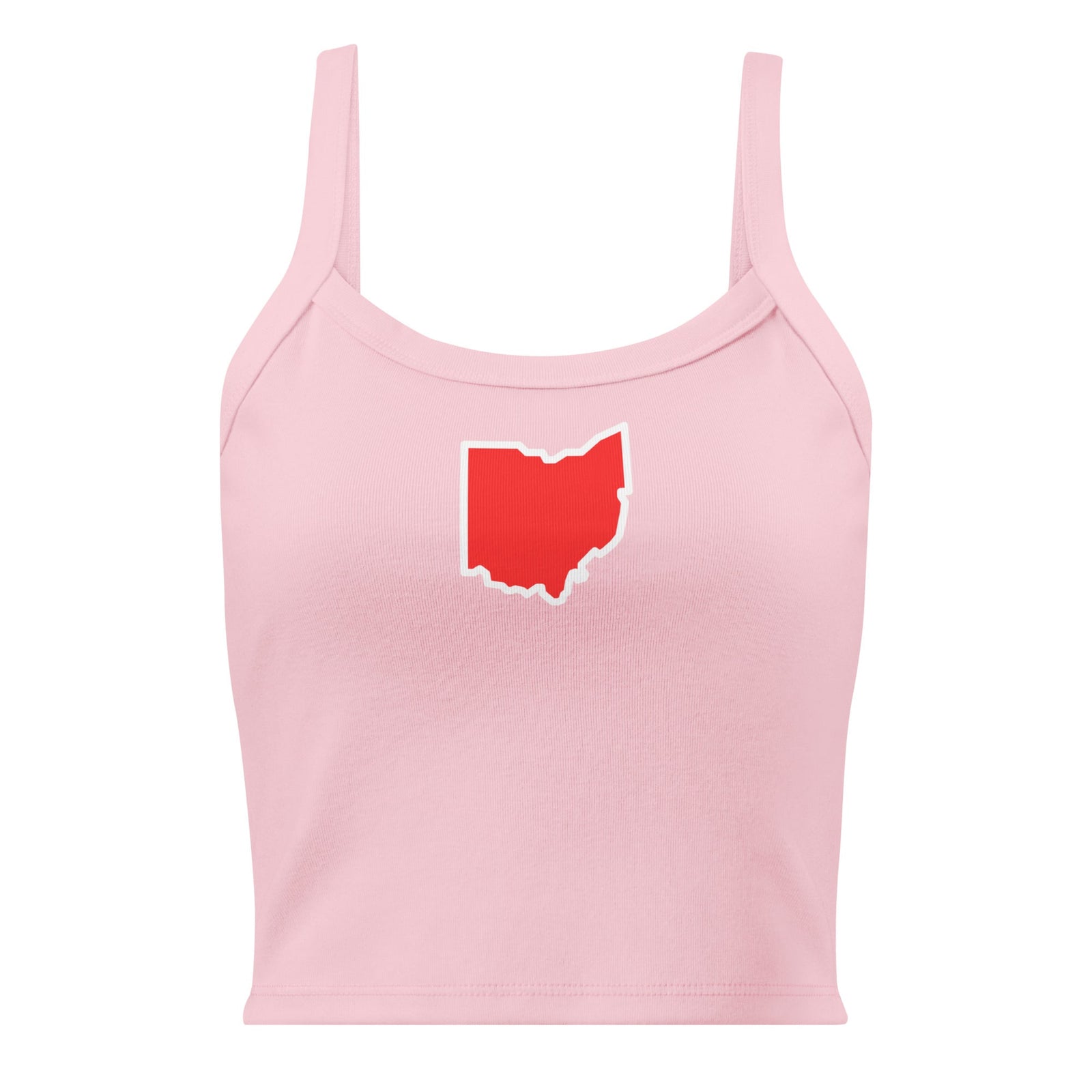 Ohio Outline Cropped Tank Top