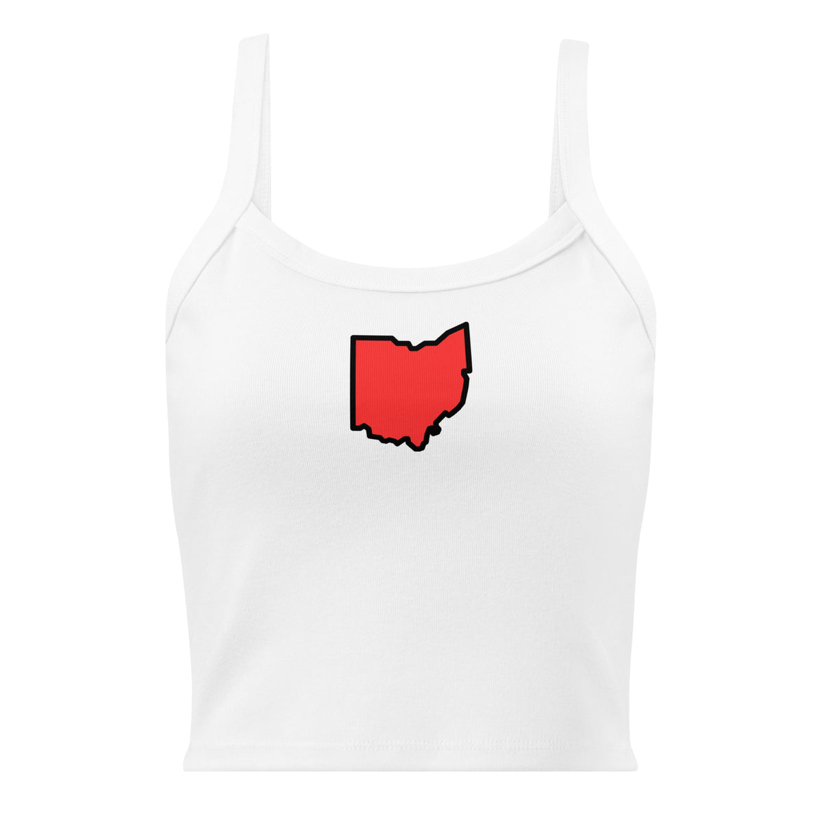 Ohio Outline Cropped Tank Top
