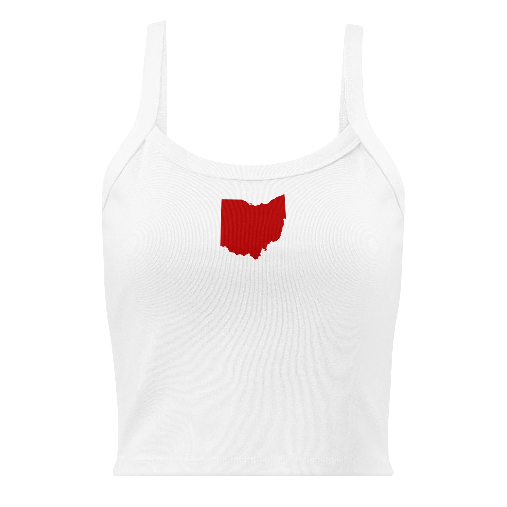 Red Ohio Cropped Tank Top