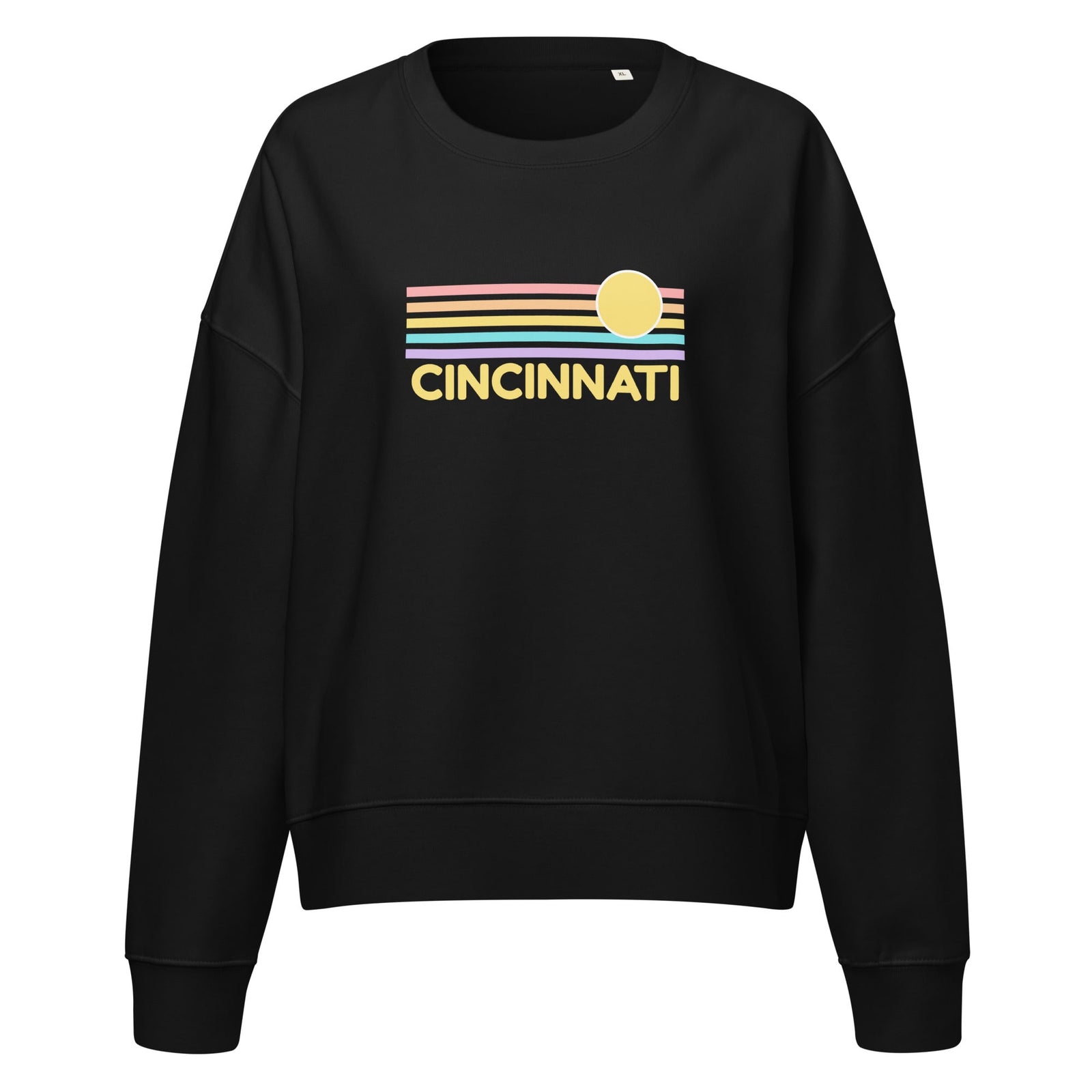Cincinnati Sunrise Waist Length Crewneck Sweatshirt