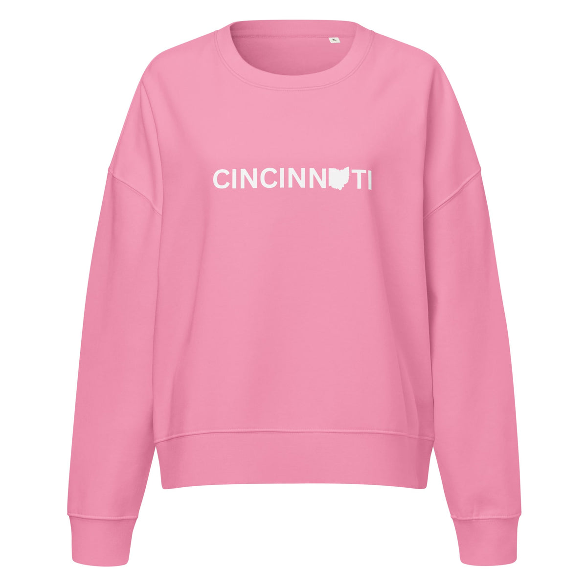 Cincinnati Ohio Waist Length Crewneck Sweatshirt