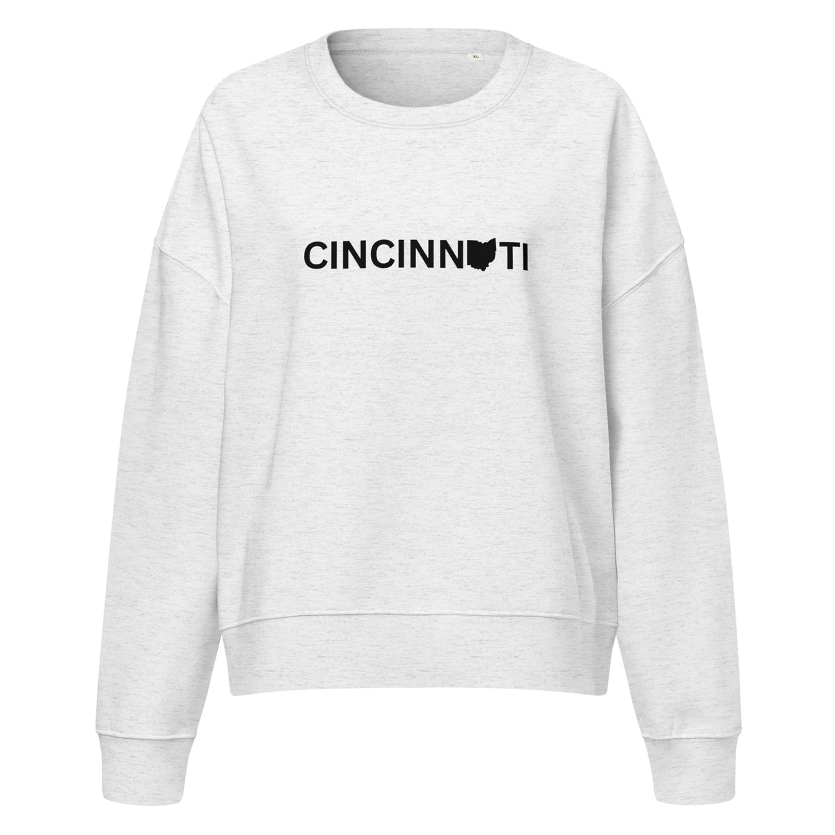 Cincinnati Ohio Waist Length Crewneck Sweatshirt