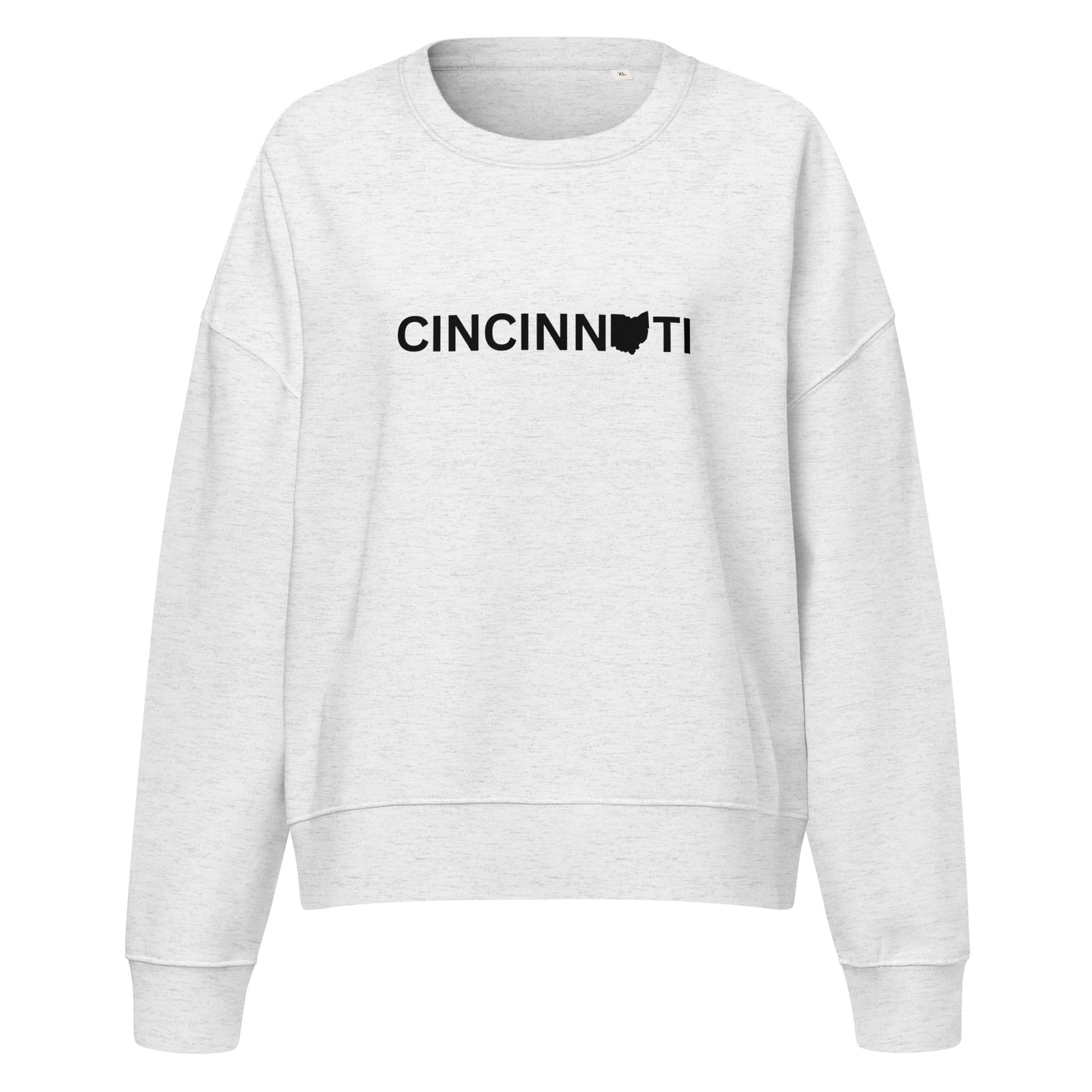 Cincinnati Ohio Waist Length Crewneck Sweatshirt