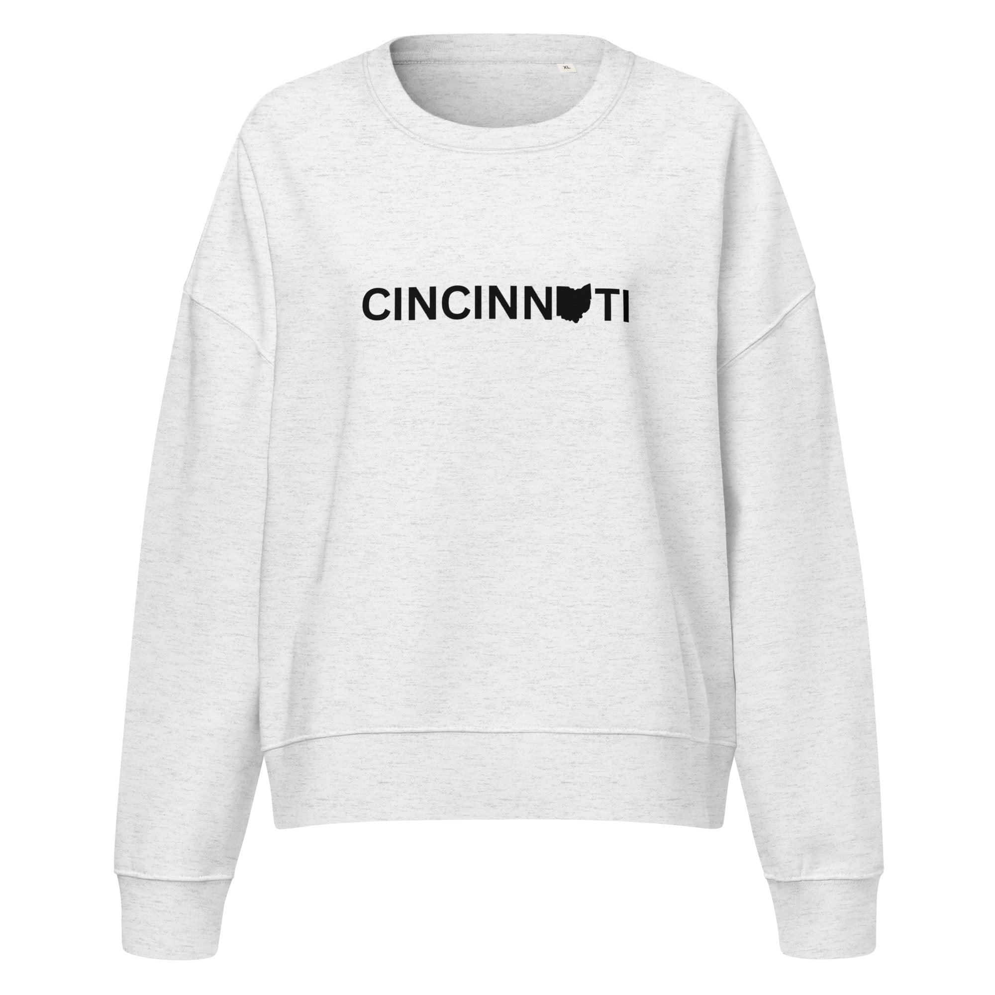 Cincinnati Ohio Waist Length Crewneck Sweatshirt