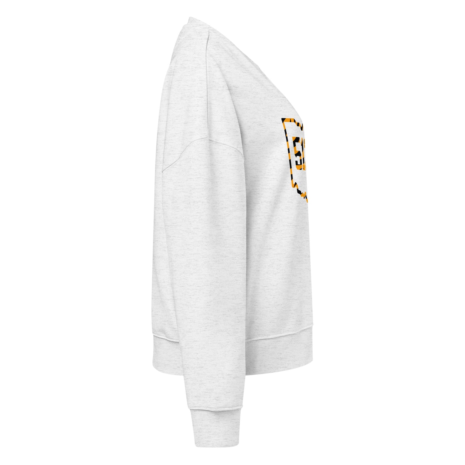 513 Ohio Tiger Stripe Waist Length Crewneck Sweatshirt