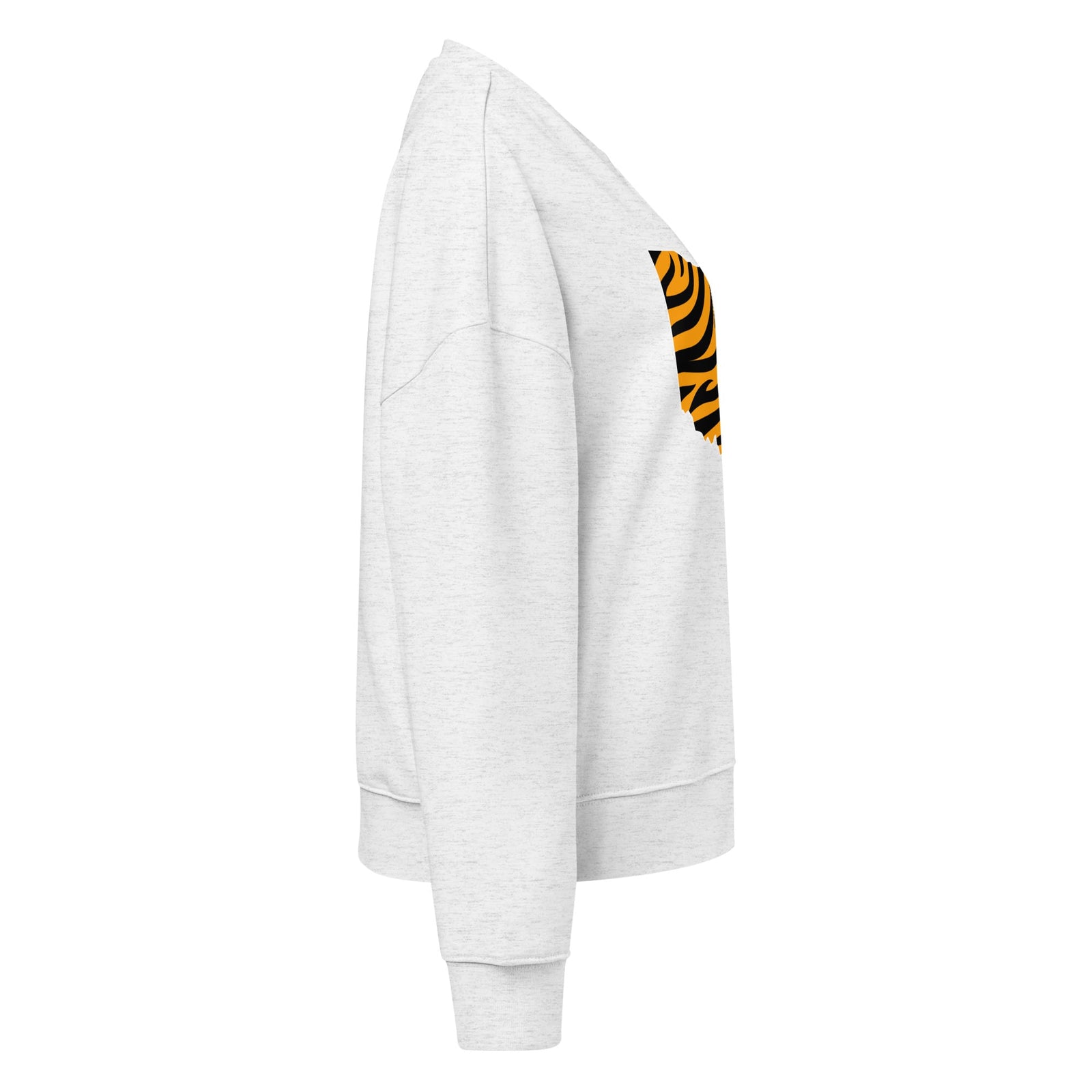 Ohio Tiger Stripe Waist Length Crewneck Sweatshirt