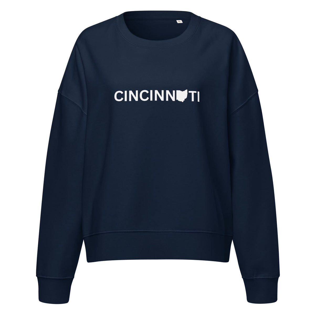 Cincinnati Ohio Waist Length Crewneck Sweatshirt