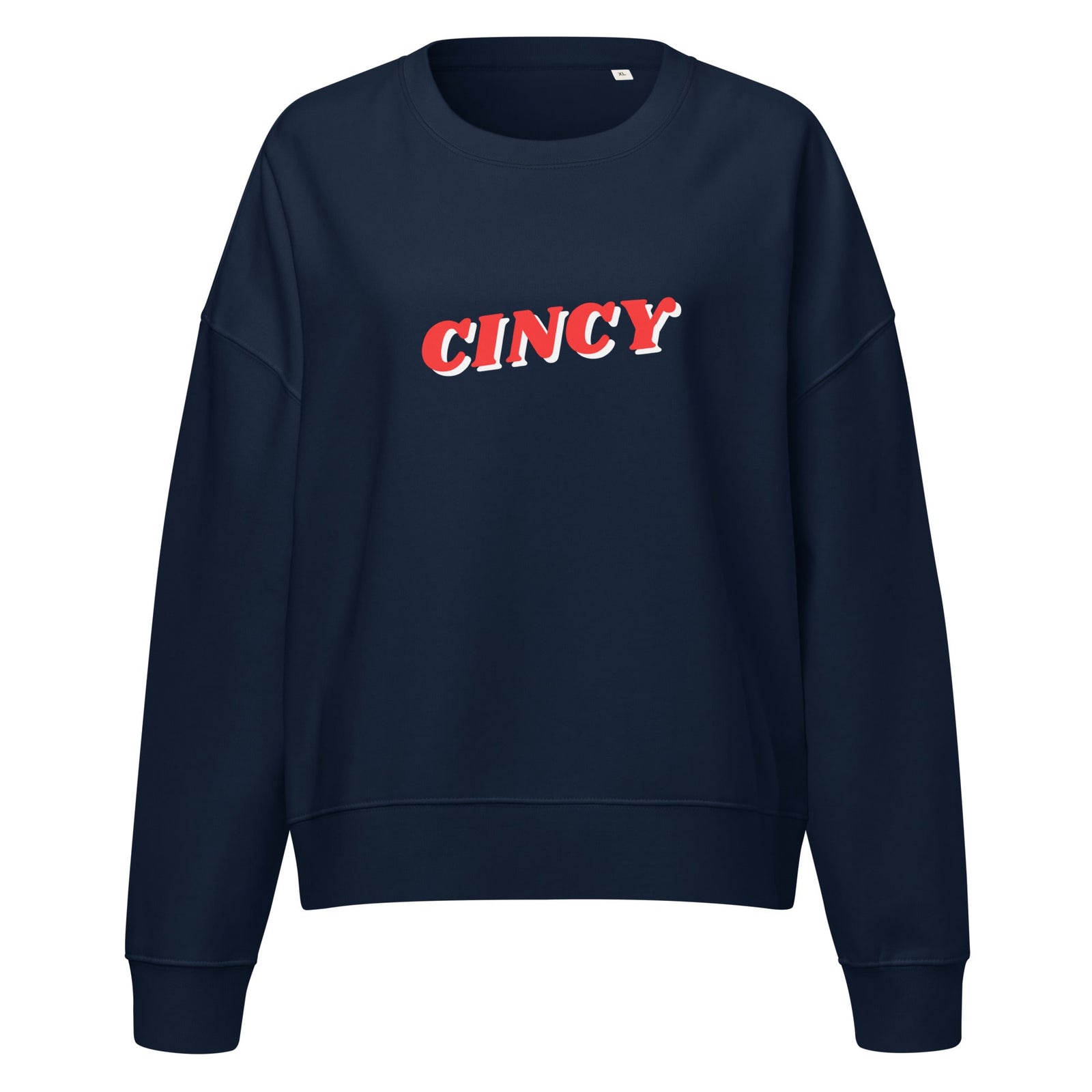 3D Cincy Waist Length Crewneck Sweatshirt