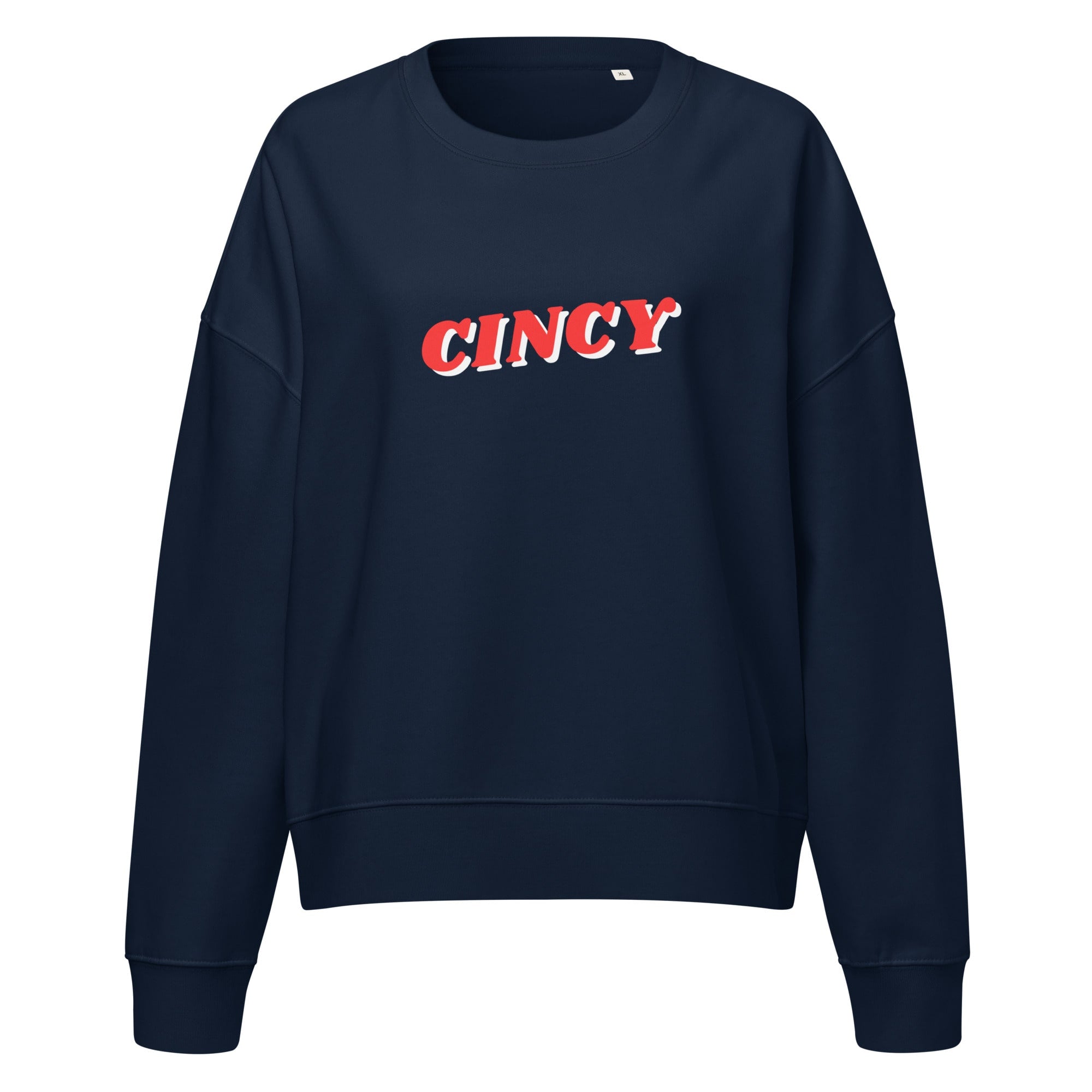 3D Cincy Waist Length Crewneck Sweatshirt
