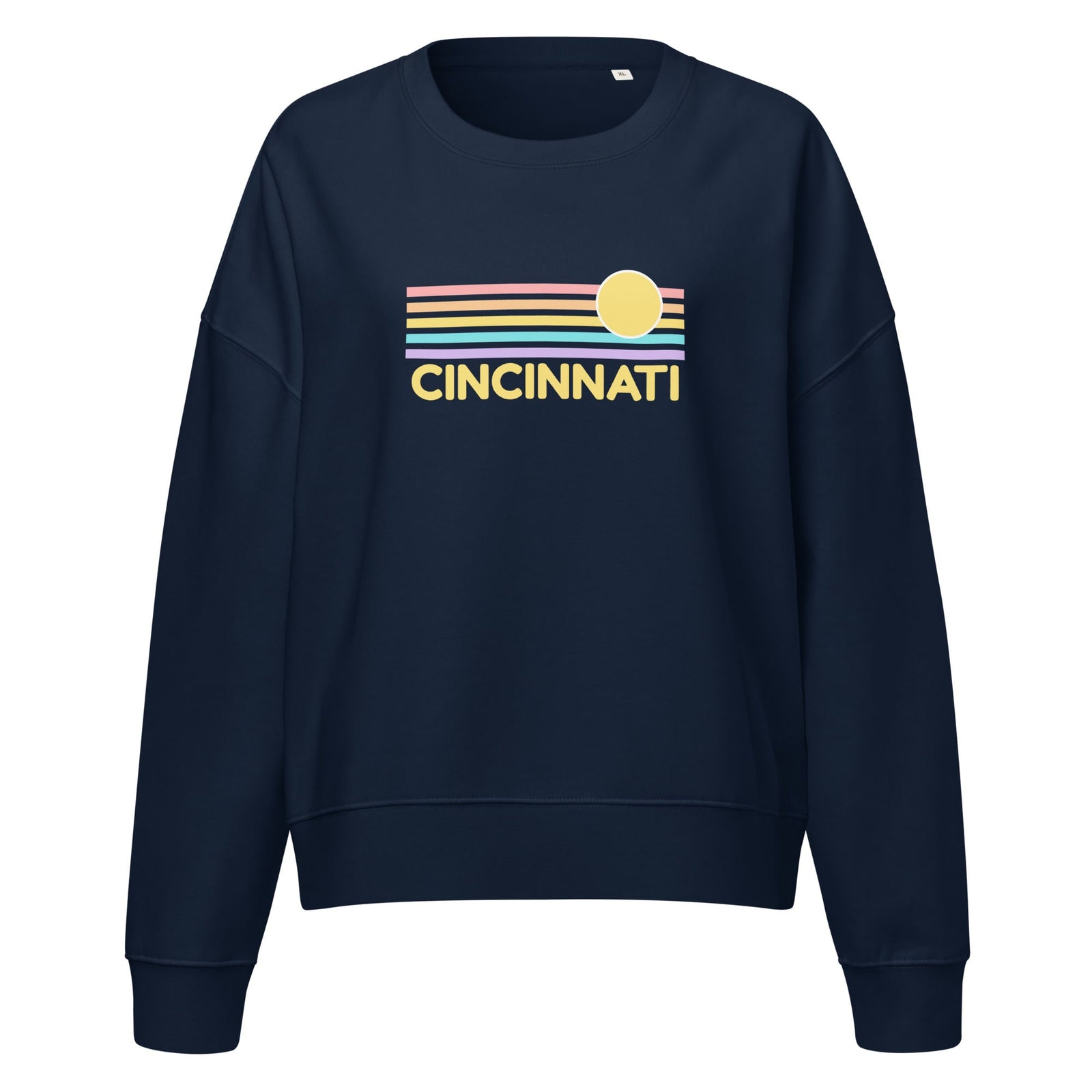 Cincinnati Sunrise Waist Length Crewneck Sweatshirt