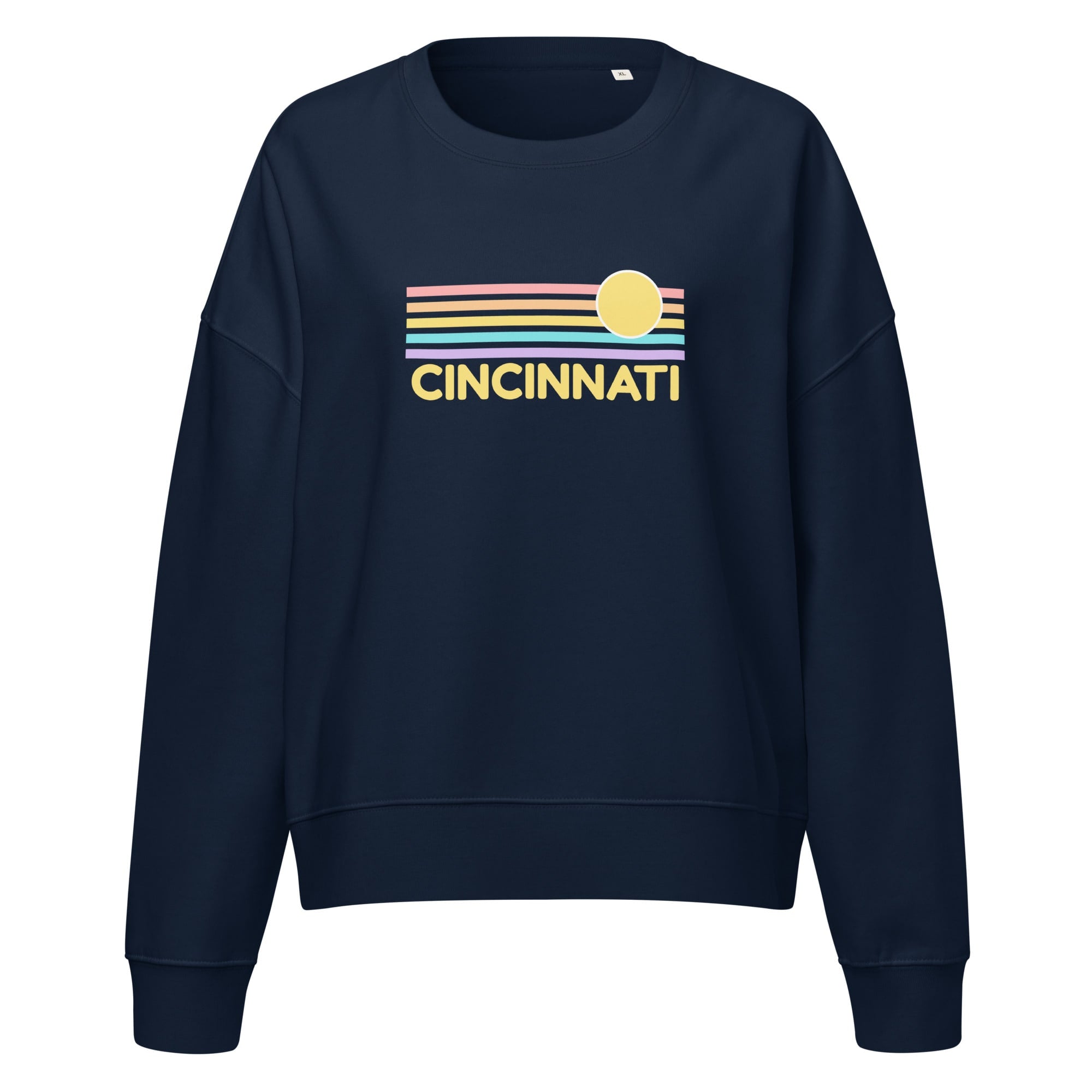 Cincinnati Sunrise Waist Length Crewneck Sweatshirt