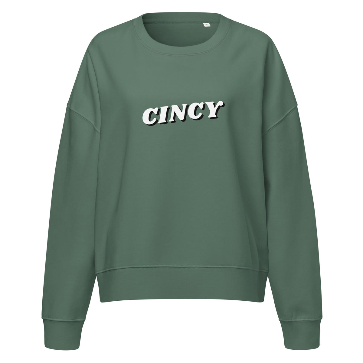 3D Cincy Waist Length Crewneck Sweatshirt
