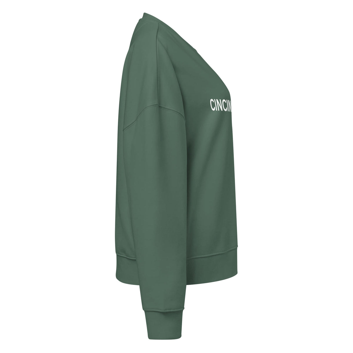 Cincinnati Ohio Waist Length Crewneck Sweatshirt