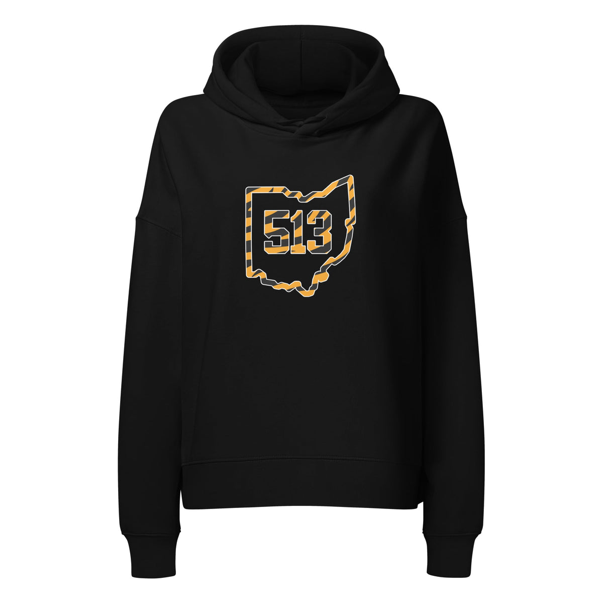 513 Ohio Tiger Stripe Waist Length Hoodie