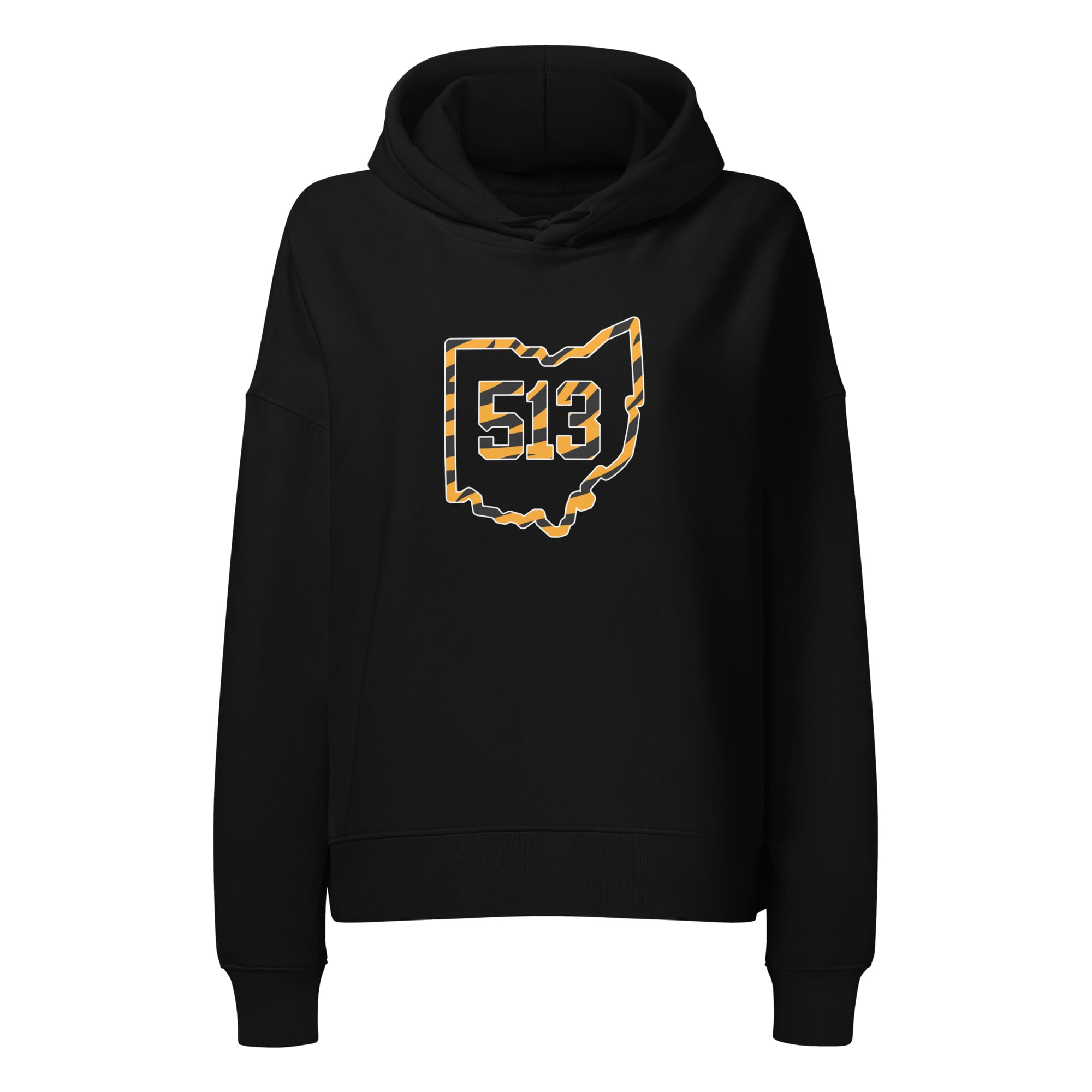 513 Ohio Tiger Stripe Waist Length Hoodie