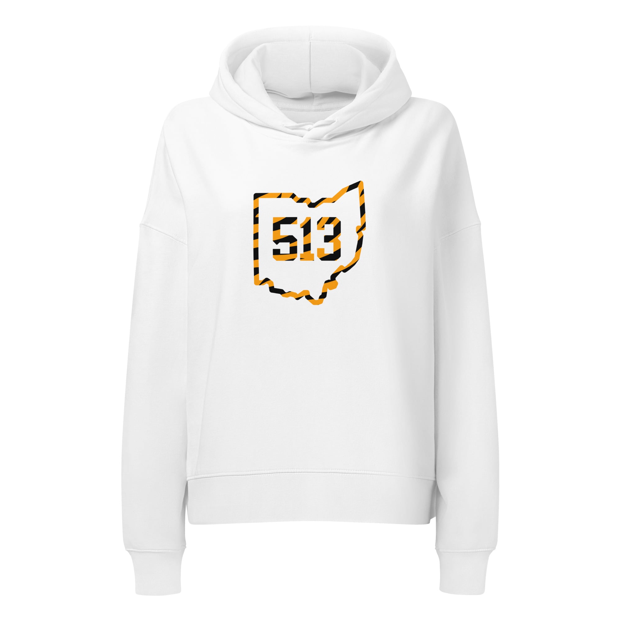 513 Ohio Tiger Stripe Waist Length Hoodie