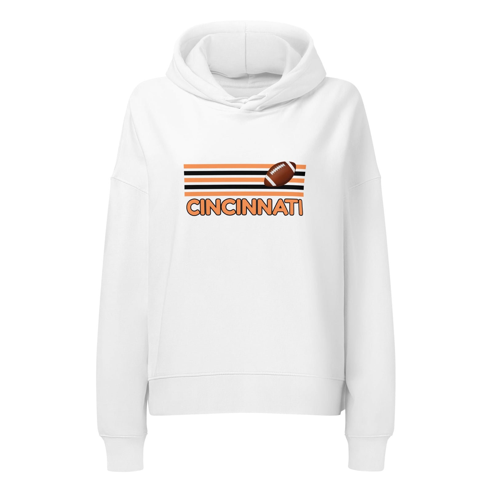 Cincinnati Football Waist Length Hoodie
