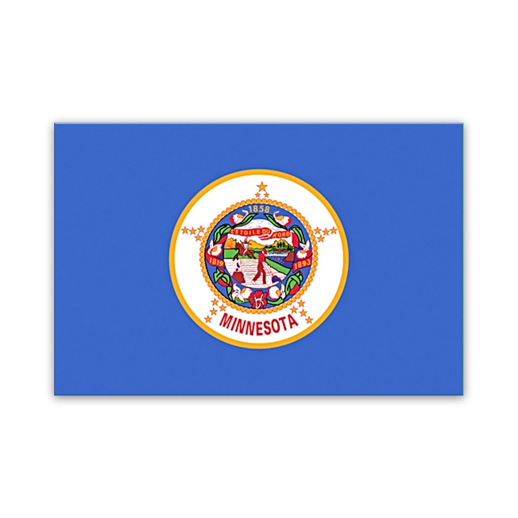 Minnesota Flag Canvas Art Print