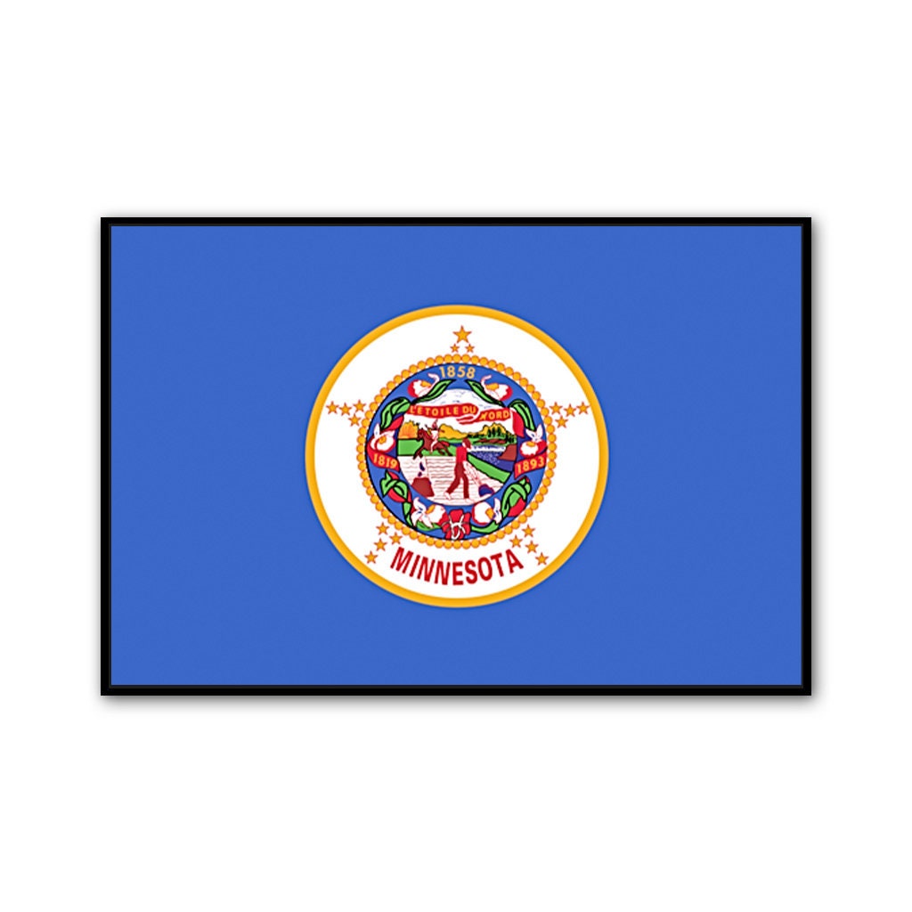 Minnesota Flag Canvas Art Print