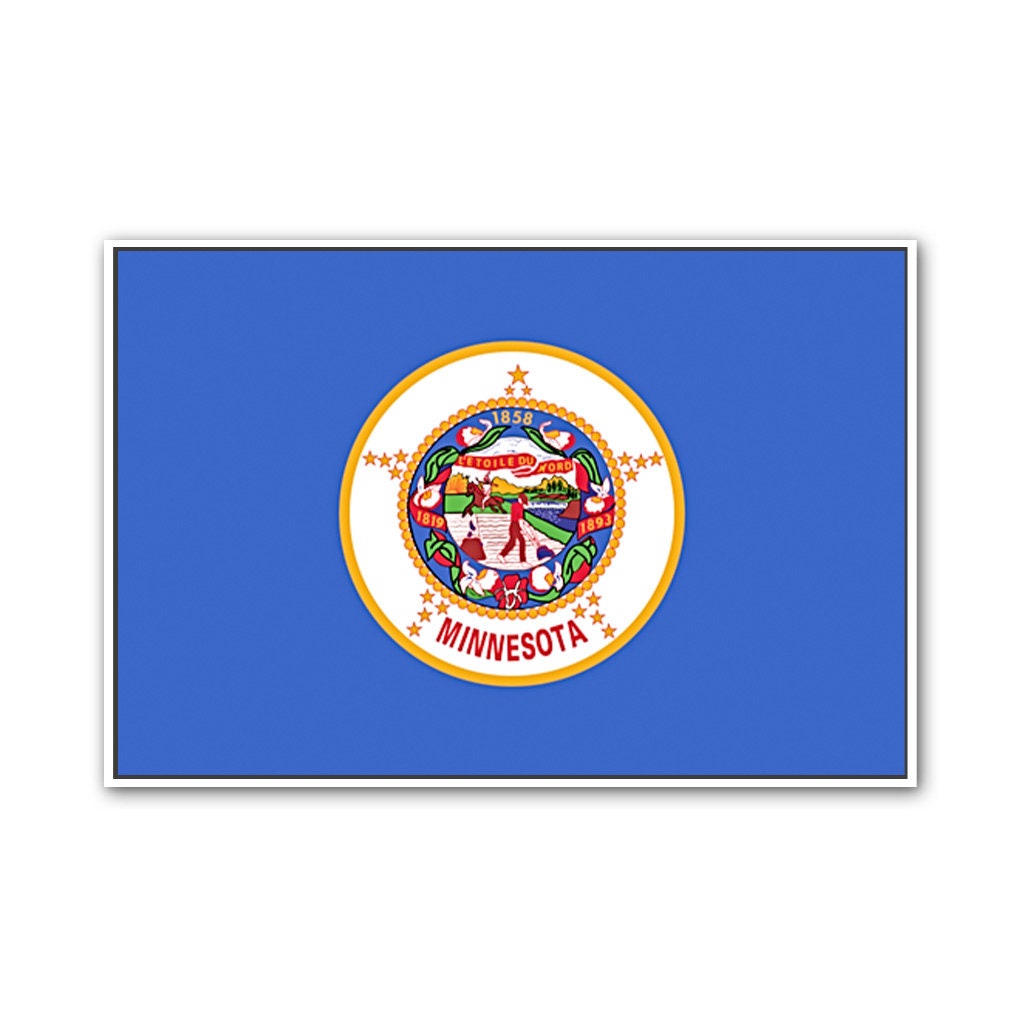 Minnesota Flag Canvas Art Print